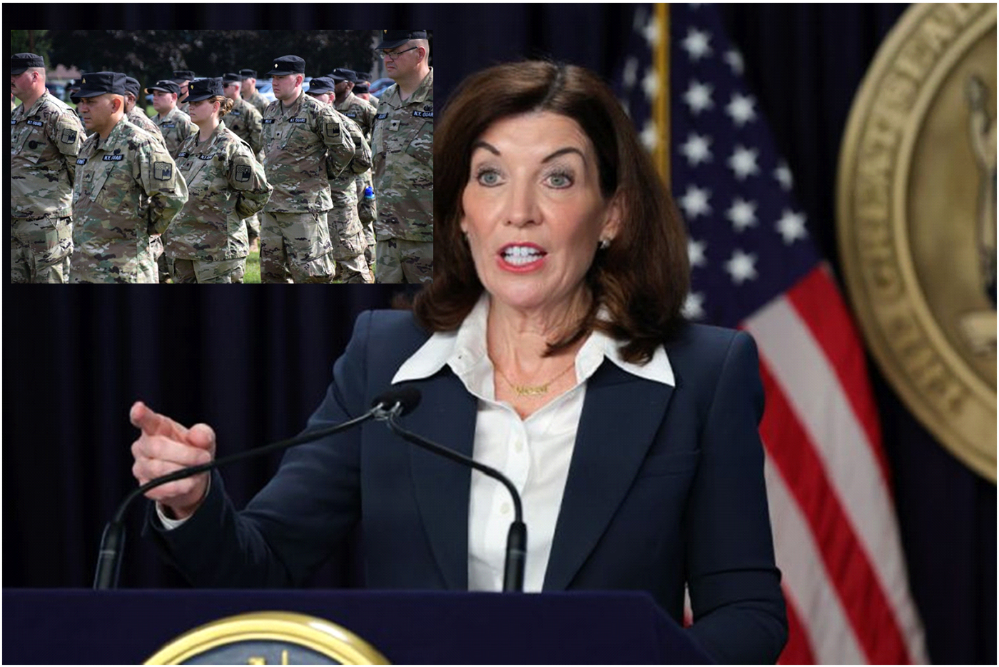 Gobernadora de NY desplegará 750 efectivos