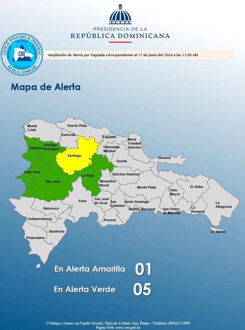 COE-coloca-a-seis-provincias-en-alerta-por-vaguada