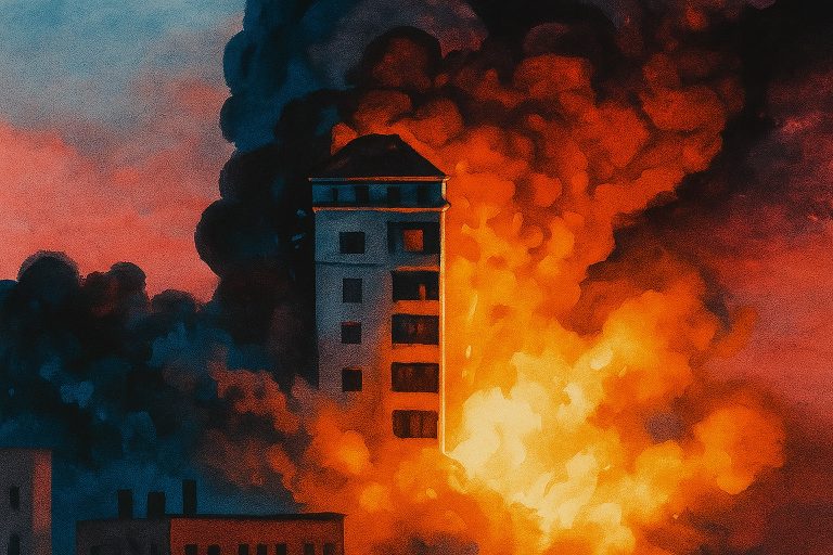 20251004_1154_Explosive Cityscape_remix_01k6qyrzbaed29g8trnr7zb5g2