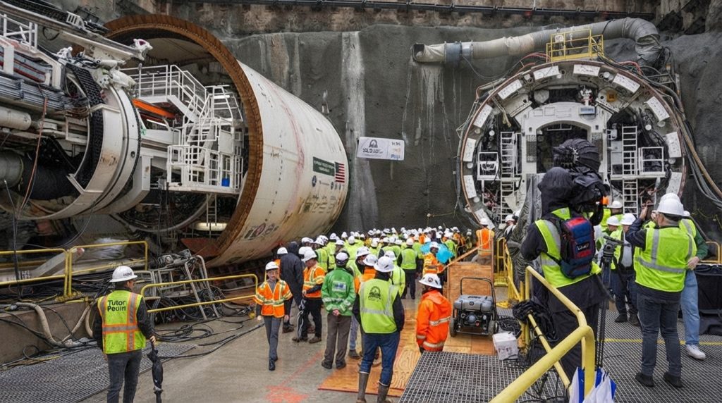 Tuneladora inicia excavación del nuevo túnel ferroviario entre Nueva York y Nueva Jersey