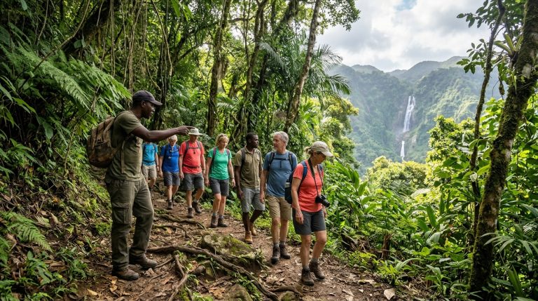 Hikers_walking_on_mountain_trail_6c6681ee