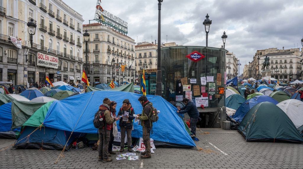 La protesta por la vivienda en Madrid alcanza su sexto día tras la derogación de los decretos del Gobierno