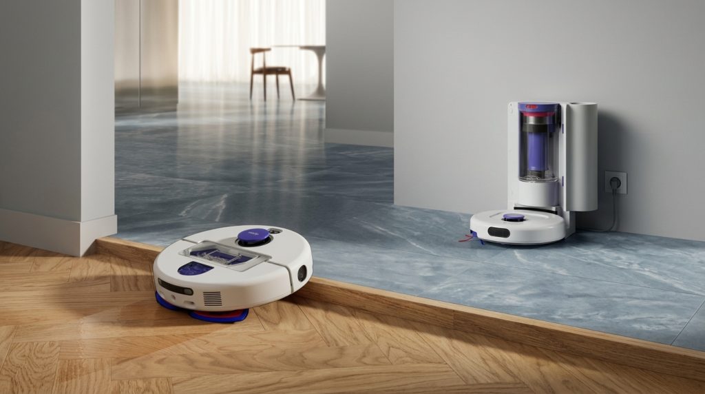 Adiós a la fregona en las esquinas: así funcionan los nuevos robots de Dyson con mopas triangulares