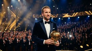 Harry Kane conquista el Balón de Oro 2026 y celebra el mayor reconocimiento individual de su carrera