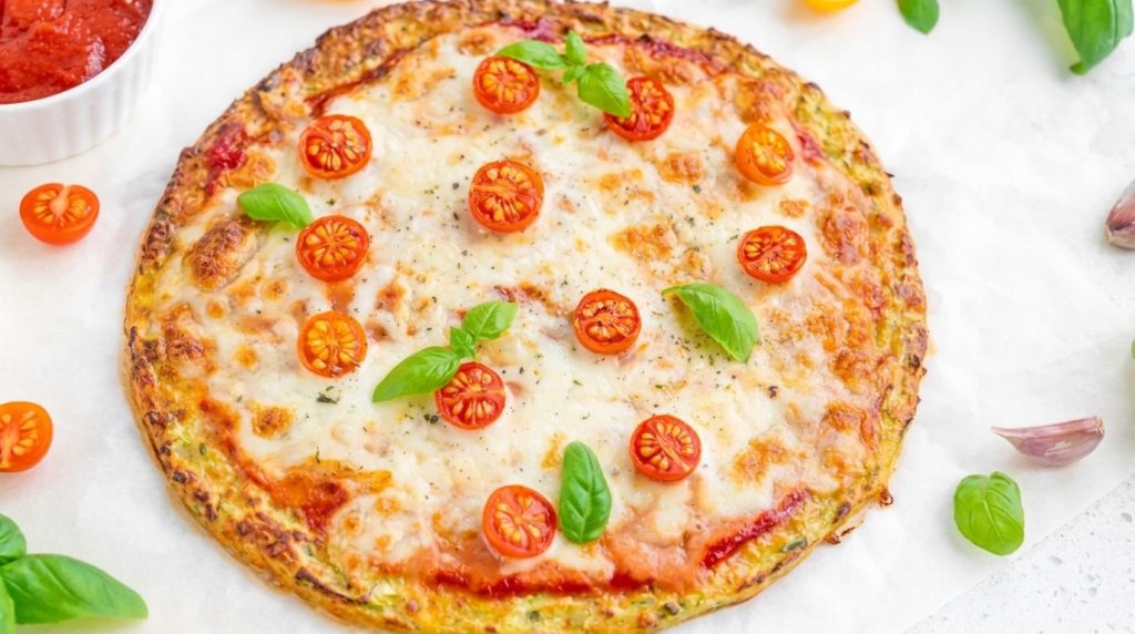 ¿Se puede disfrutar pizza y comer verdura a la vez? Esta receta de base de calabacín lo demuestra