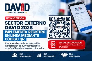 SECTOR EXTERNO DAVID 2028 IMPLEMENTA SISTEMA DE REGISTRO EN LÍNEA MEDIANTE CÓDIGO QR