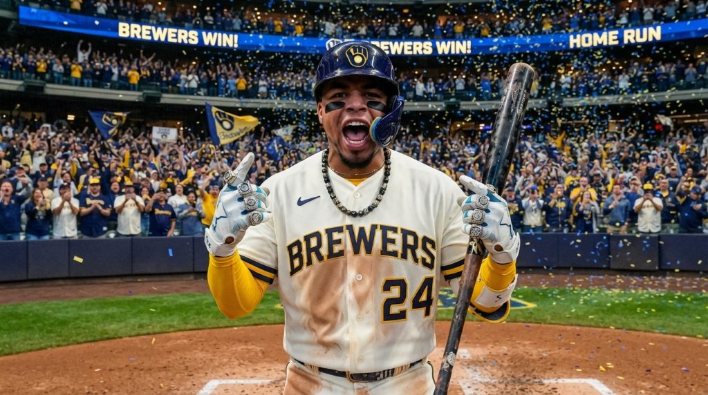 «Cerveceros 3, Padres 2: la regla del techo que cambió el primer juego de la serie divisional»